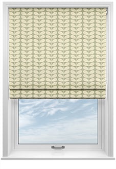 Orla Kiely Solid Stem, Pebble - Roman Blind